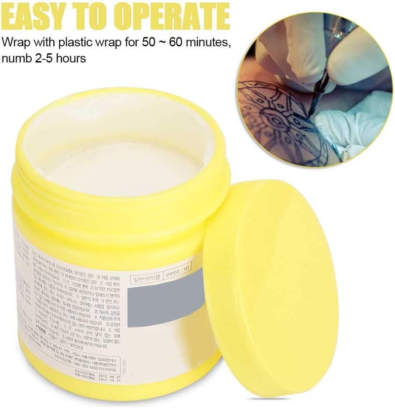 woobles Tattoo numbing cream strong 500g, Tattoo Numb Deep Numbing Topical Cream Pain Relieving Cream Fast Acting Laser Removal Microblading Cosmetic Procedure (10.56%) - Image 3